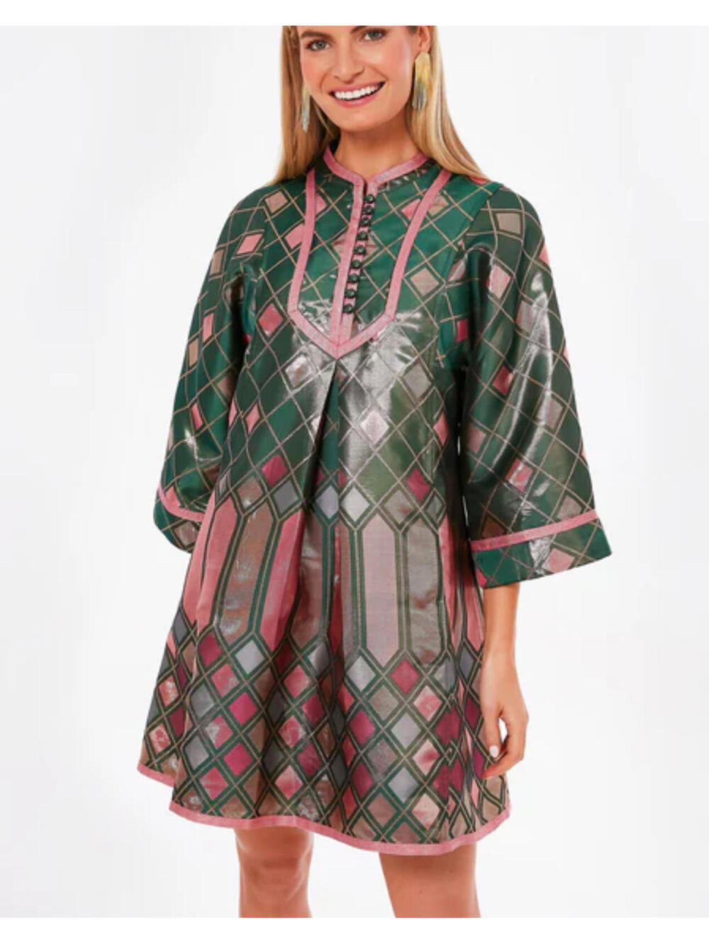 TUCKERNUCK NWT Metallic Mosaic Indre Dress XXL